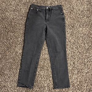 Madewell Women's The Perfect Vintage Jean in Charcoal Size 27